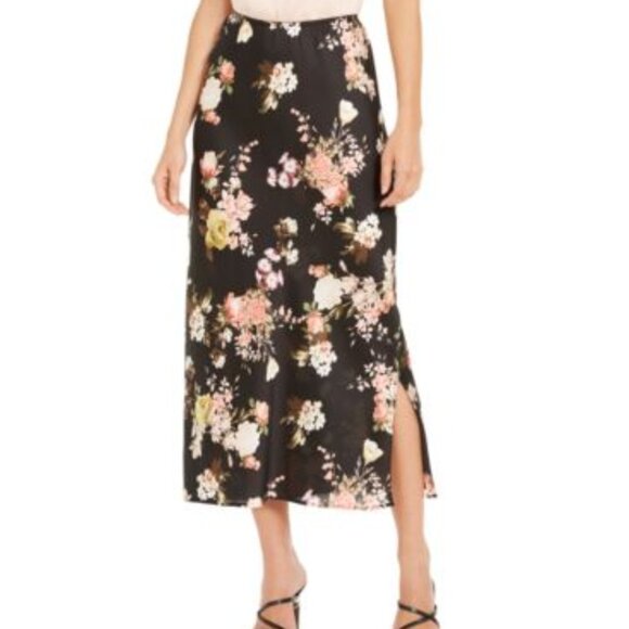 Maeve Anthropologie Floral-Print Side-Slit Maxi Skirt Size 4 - 47543 - Picture 1 of 11
